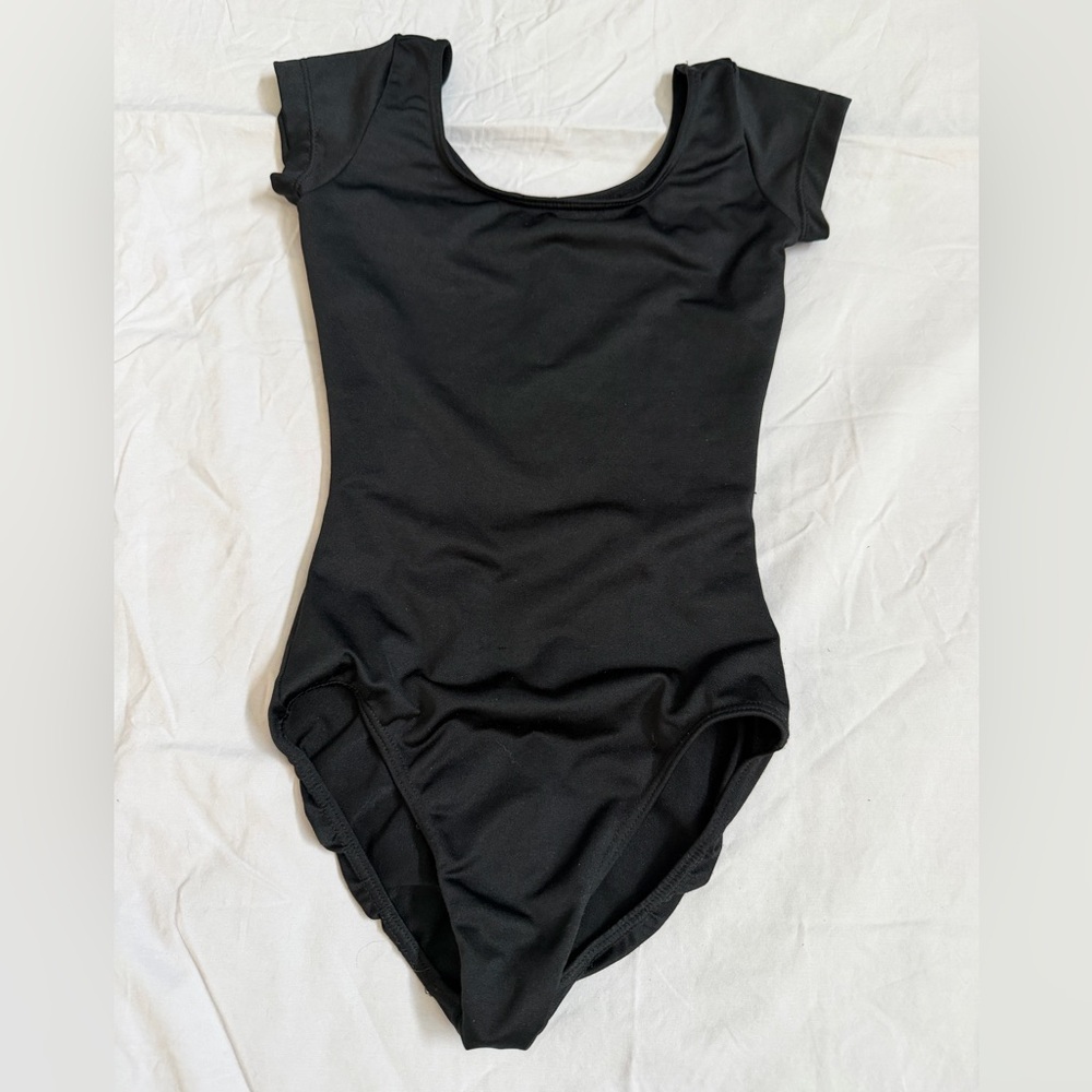 Black Kids One Piece Leotard